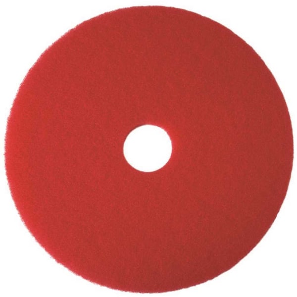 20 in. Red Buffing Floor Pad